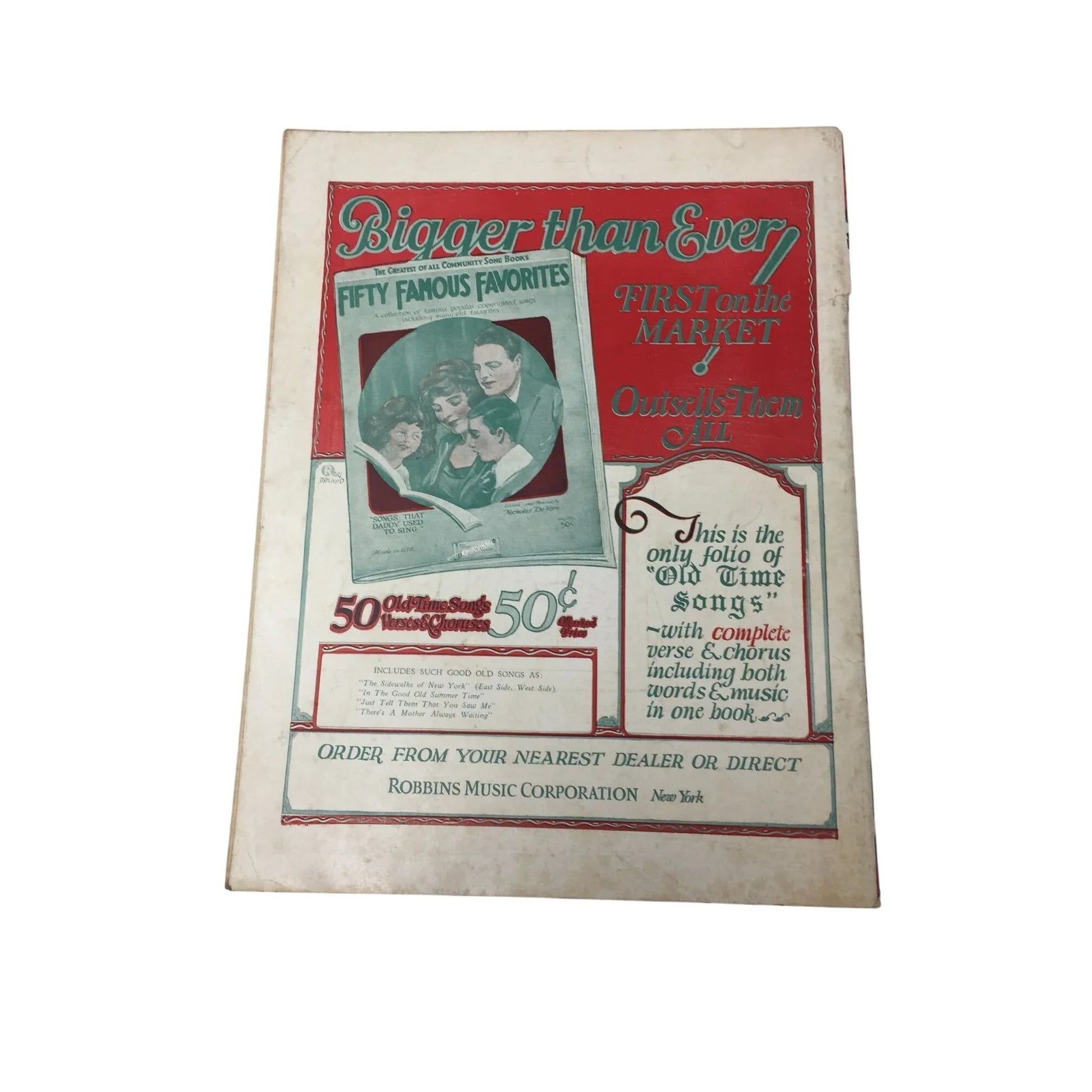 Harold Dixon's Songs that People Sing Vintage Sheet Music Book - A+ Stuff - SHEET MUSIC - A+ Stuff
