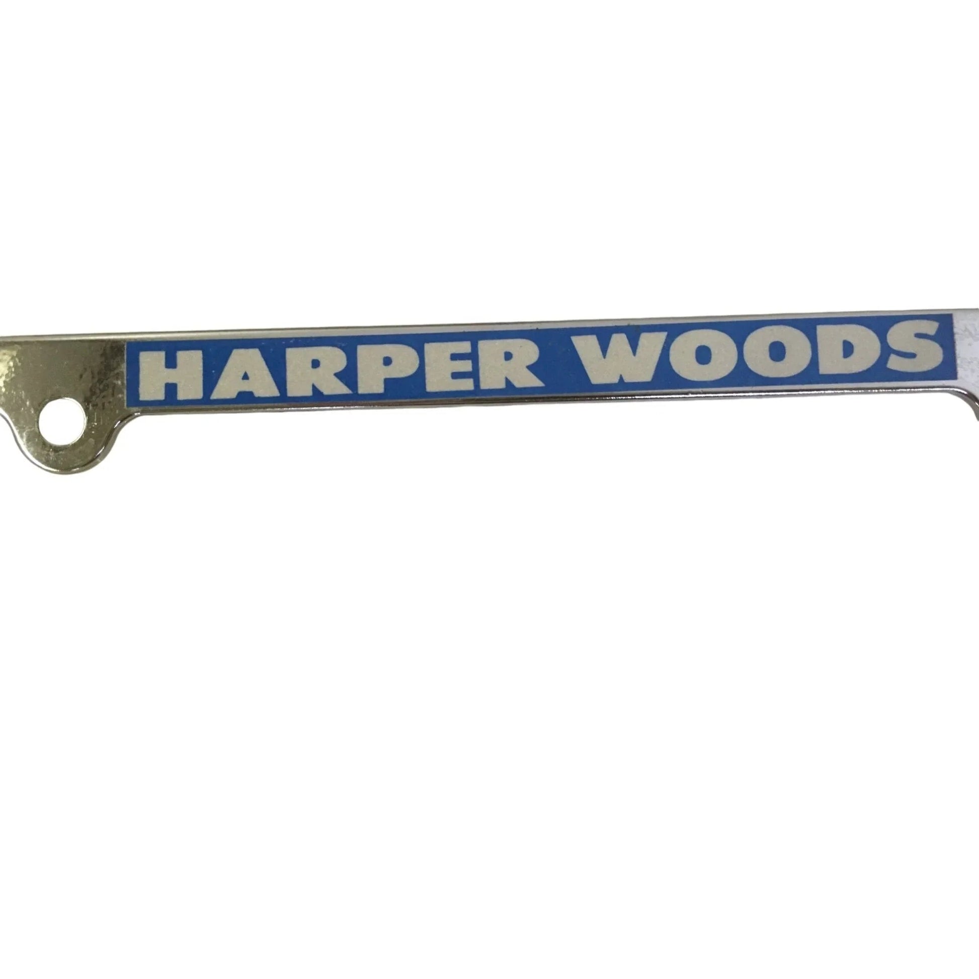 Harper Woods Don Gooley Blue and Silver License Plate Frame - A+ Stuff - Auto Part - A+ Stuff