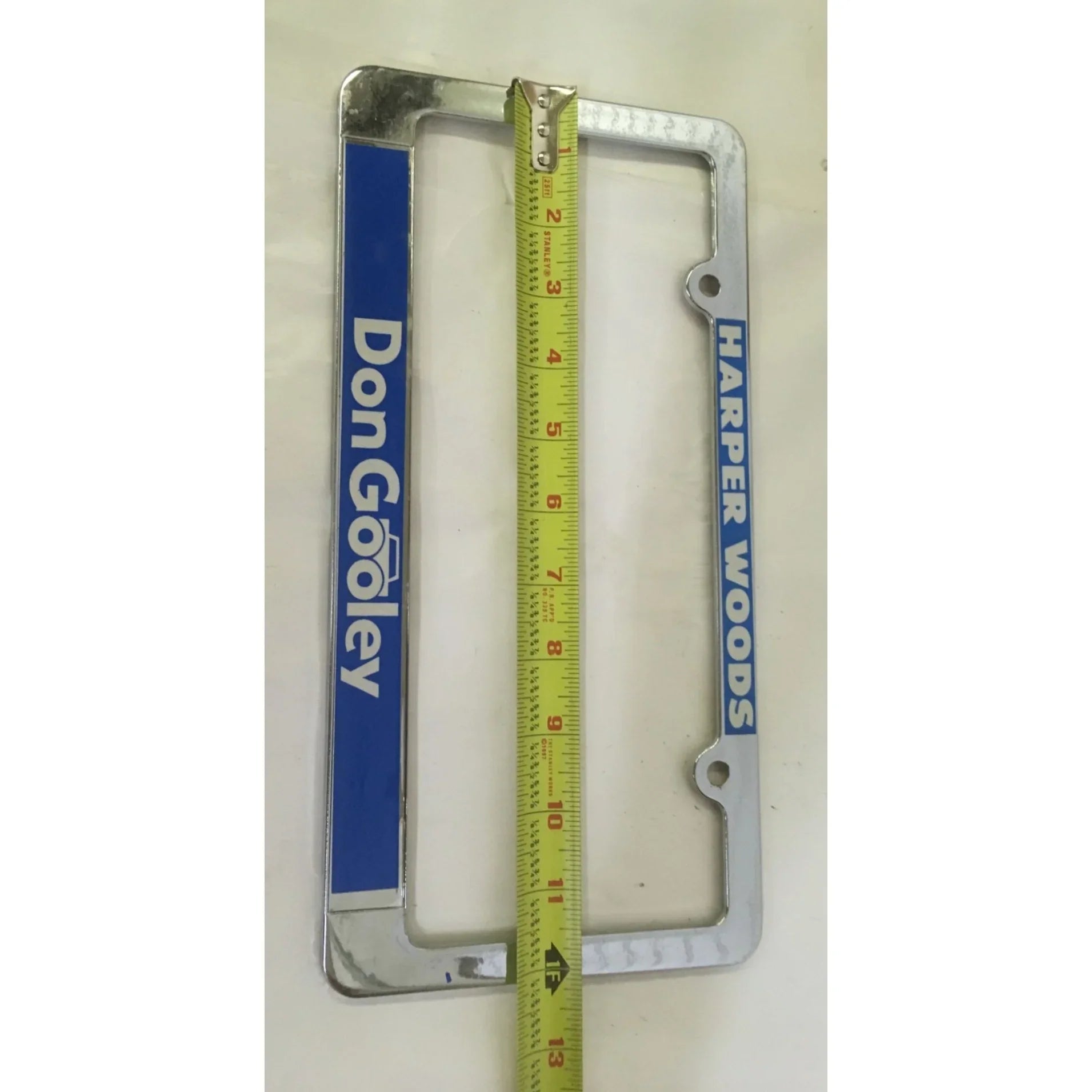 Harper Woods Don Gooley Blue and Silver License Plate Frame - A+ Stuff - Auto Part - A+ Stuff