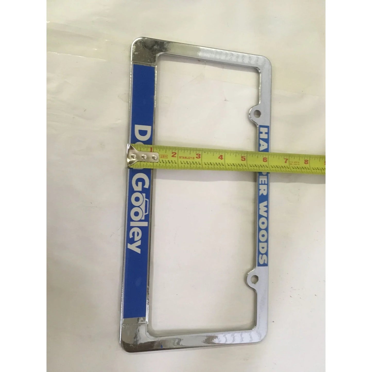 Harper Woods Don Gooley Blue and Silver License Plate Frame - A+ Stuff - Auto Part - A+ Stuff