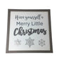 ''Have Yourself A Merry Little Christmas'' Wooden Holiday Christmas Sign - A+ Stuff - Seasonal & Holiday Decorations - A+ Stuff