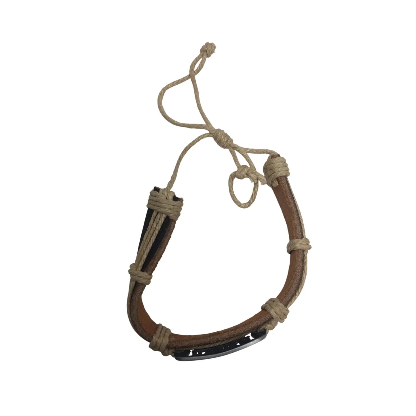 HAWAII Leather Brown Adjustable Souvenir Bracelet with Sea Turtles on it - A+ Stuff - Bracelet - A+ Stuff