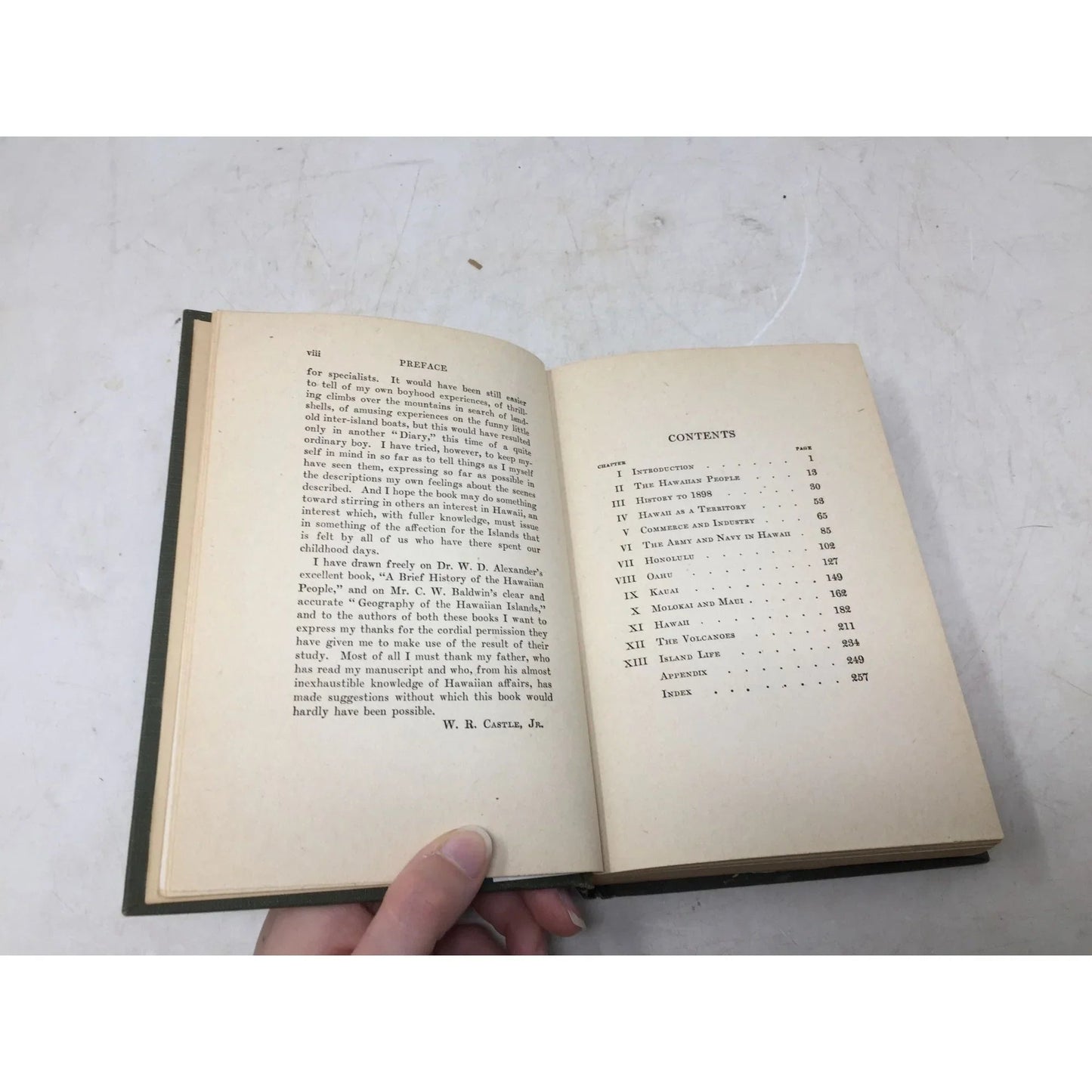 ''HAWAII PAST & PRESENT'' BY WILLIAM R CASTLE JR - A+ Stuff - books - A+ Stuff