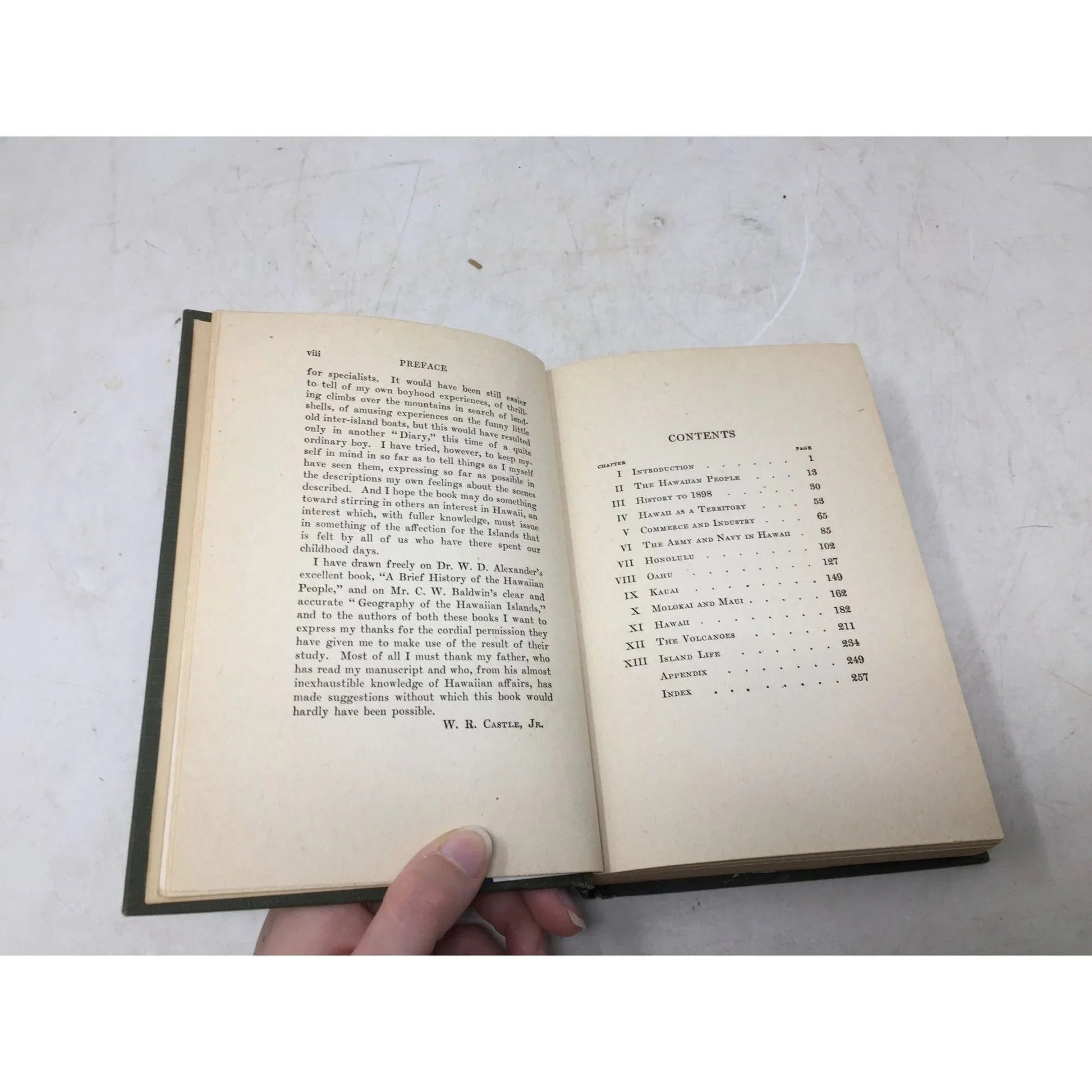 ''HAWAII PAST & PRESENT'' BY WILLIAM R CASTLE JR - A+ Stuff - books - A+ Stuff