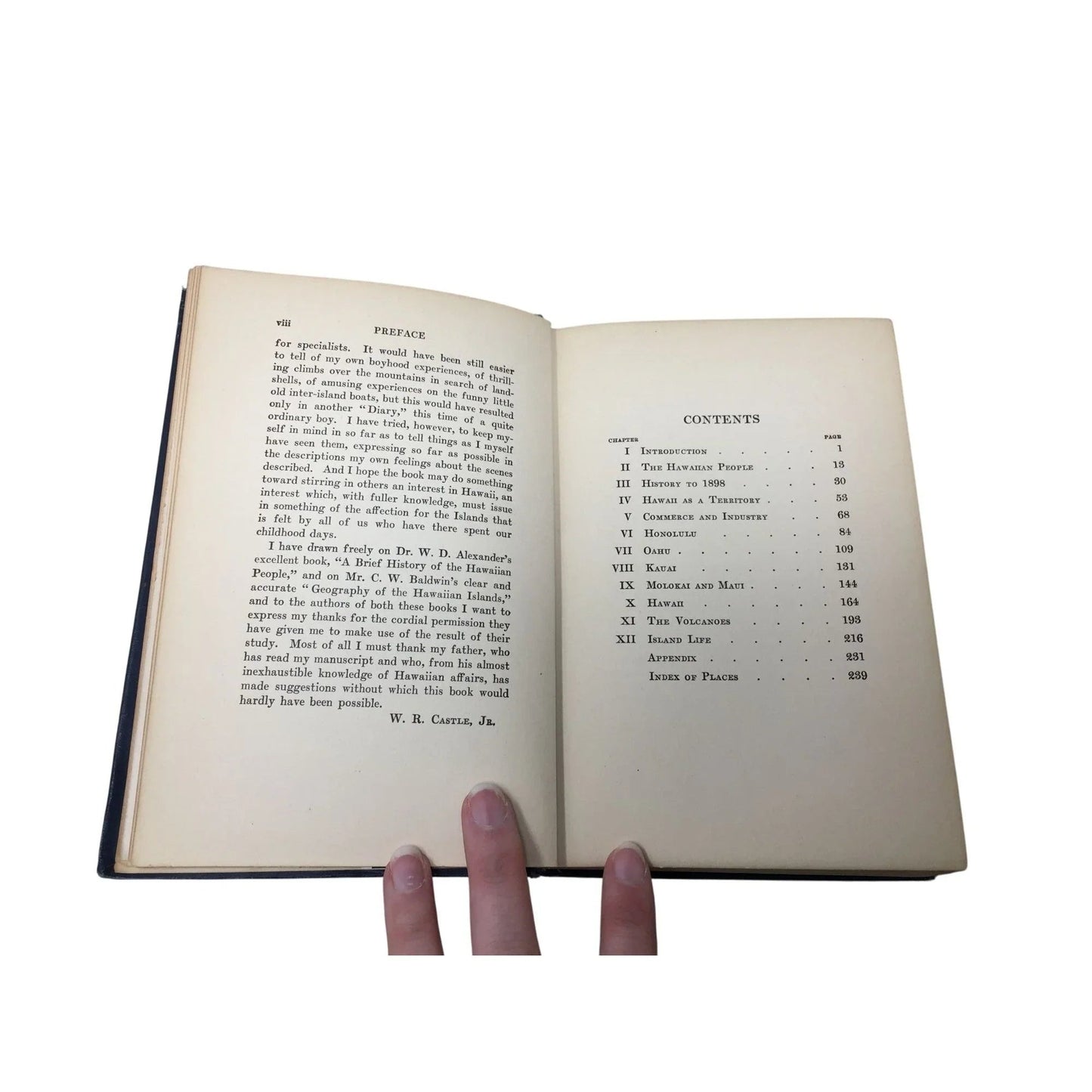 ''HAWAII PAST & PRESENT'' BY WILLIAM R CASTLE JR - A+ Stuff - books - A+ Stuff