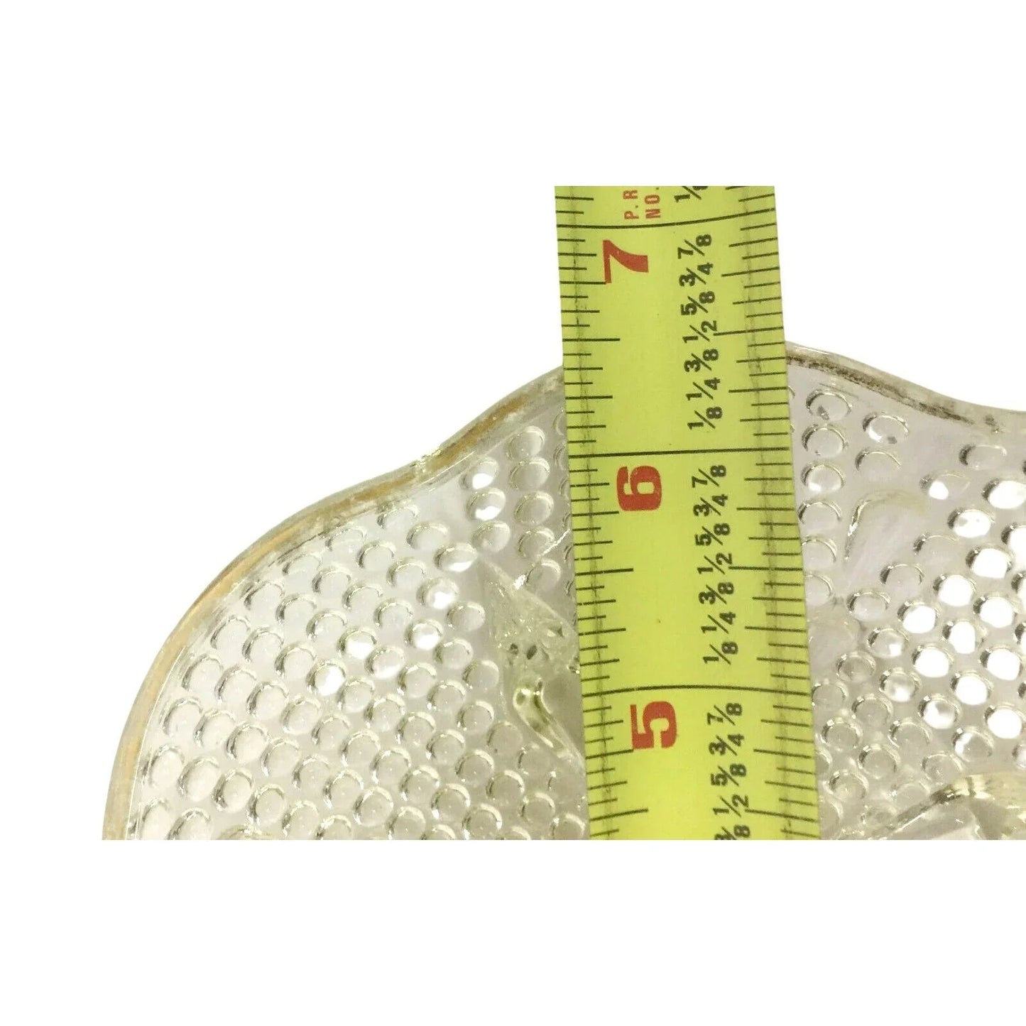 Hazel Atlas Glass Teardrop or Dot & Scalloped Pattern Candy or Relish Dish - 1940s - Hazel - Atlas - candy dish or relish dish - A+ Stuff