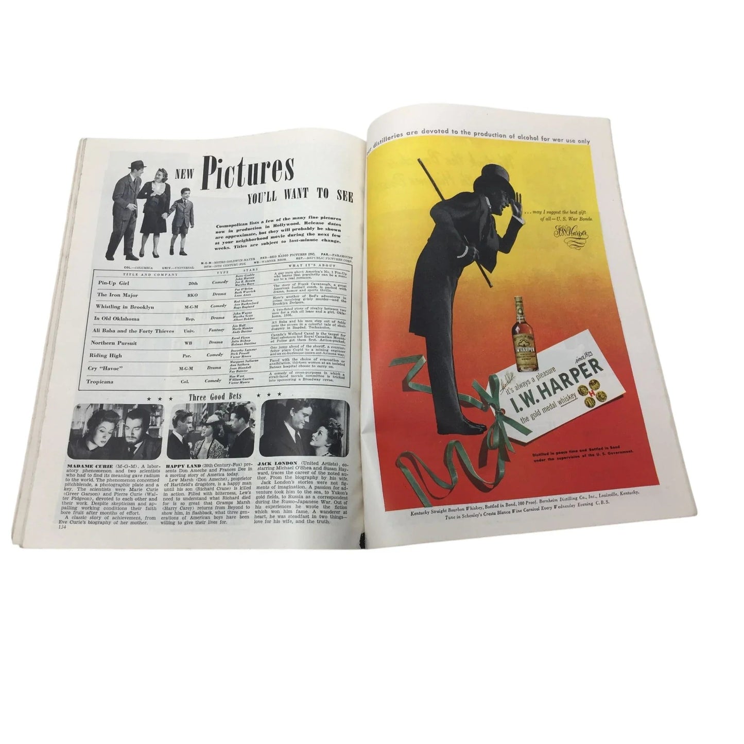Hearst's International Cosmopolitan Vintage Magazine (Jan 1944) - A+ Stuff - Magazines - A+ Stuff