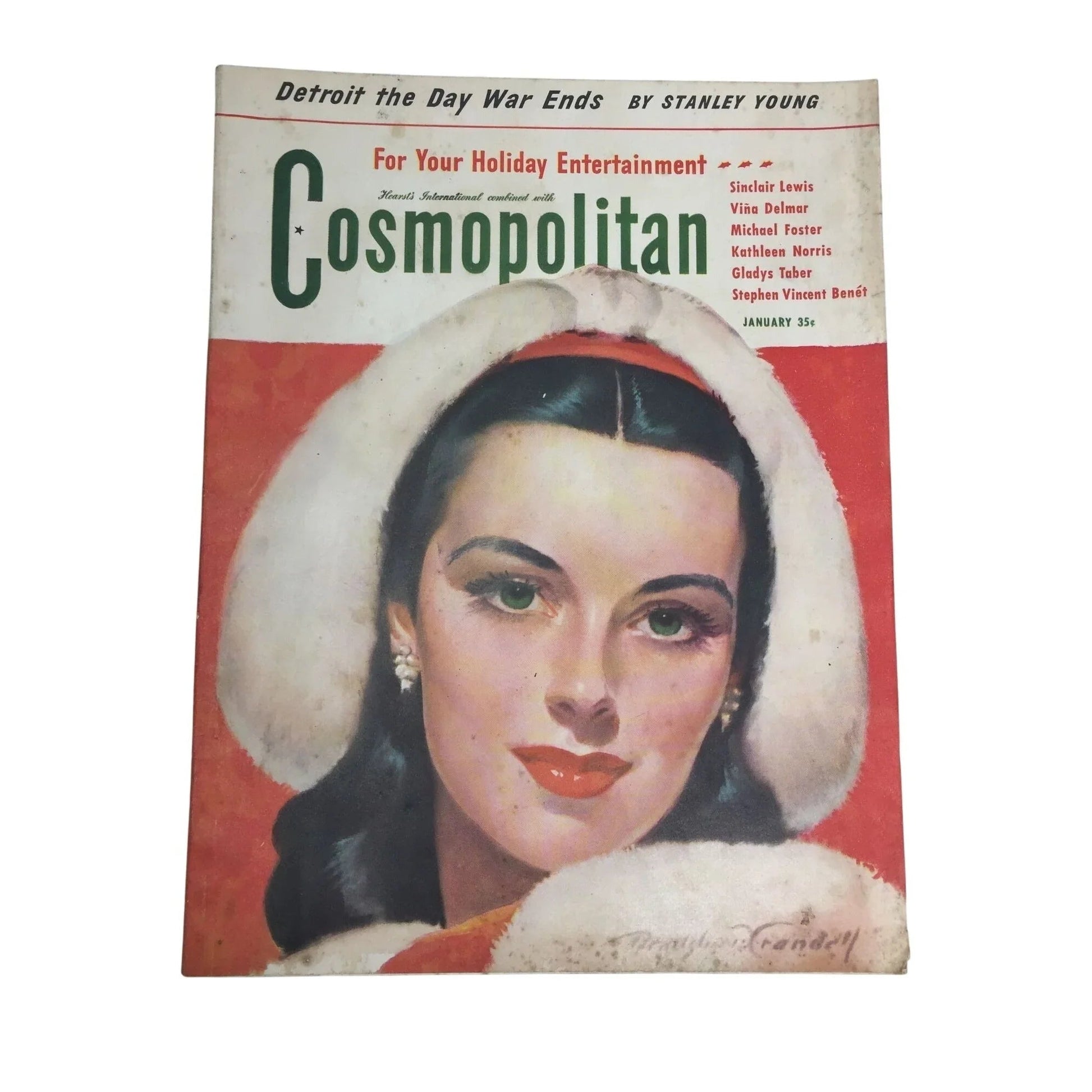 Hearst's International Cosmopolitan Vintage Magazine (Jan 1944) - A+ Stuff - Magazines - A+ Stuff