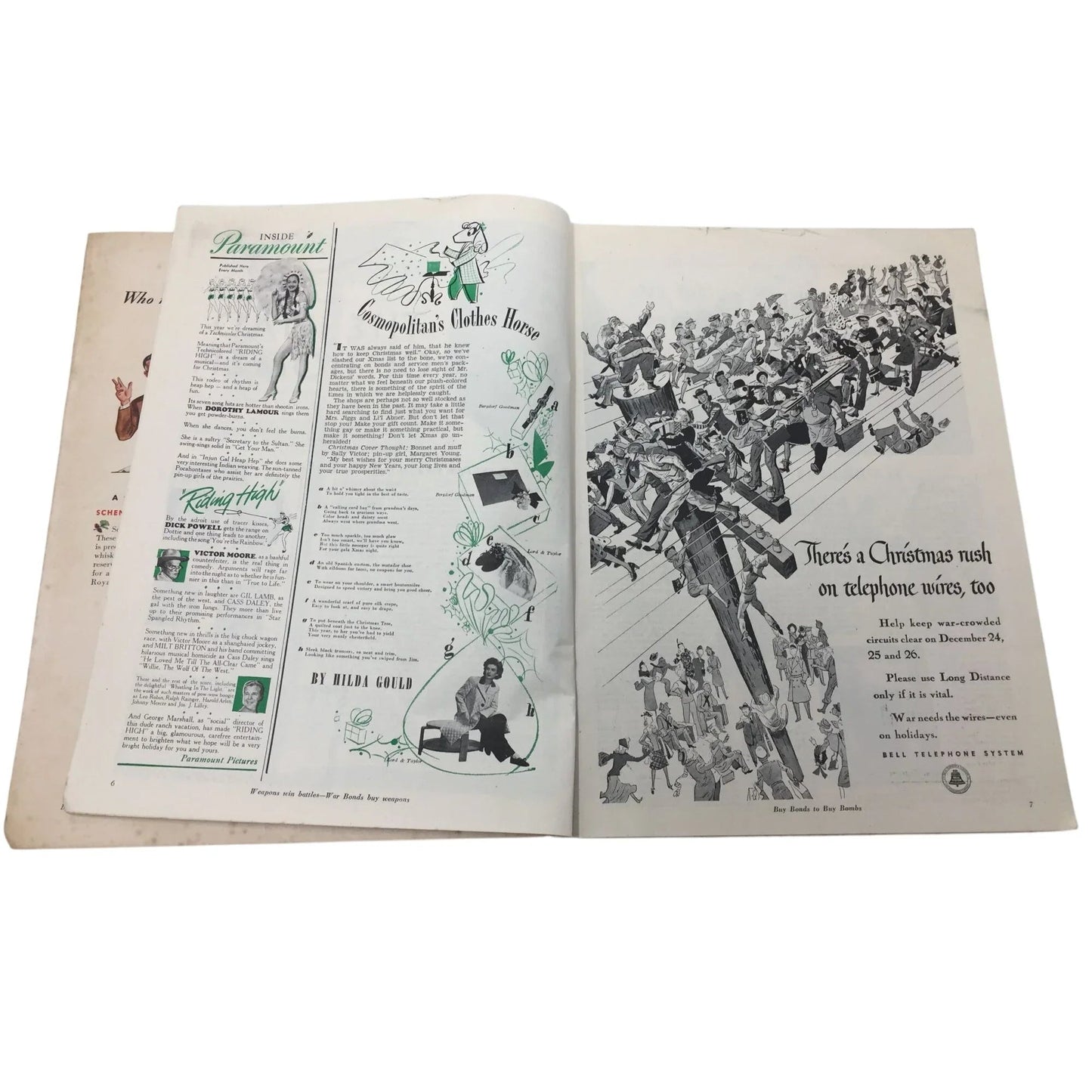 Hearst's International Cosmopolitan Vintage Magazine (Jan 1944) - A+ Stuff - Magazines - A+ Stuff