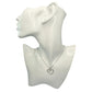 Heart Pendant with Diamond Accent - Rhodium Plated with 15" chain - Unbranded - Necklace with Pendant - A+ Stuff