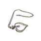 Heart Pendant with Diamond Accent - Rhodium Plated with 15" chain - Unbranded - Necklace with Pendant - A+ Stuff