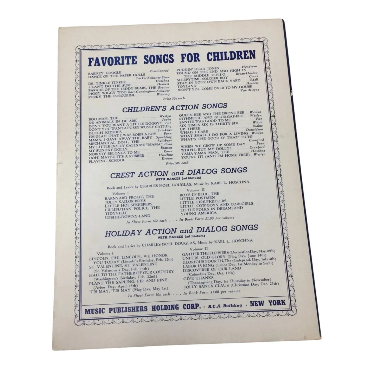 ''Here Come the Clowns'' Vintage Sheet Music book - A+ Stuff - sheet music - A+ Stuff