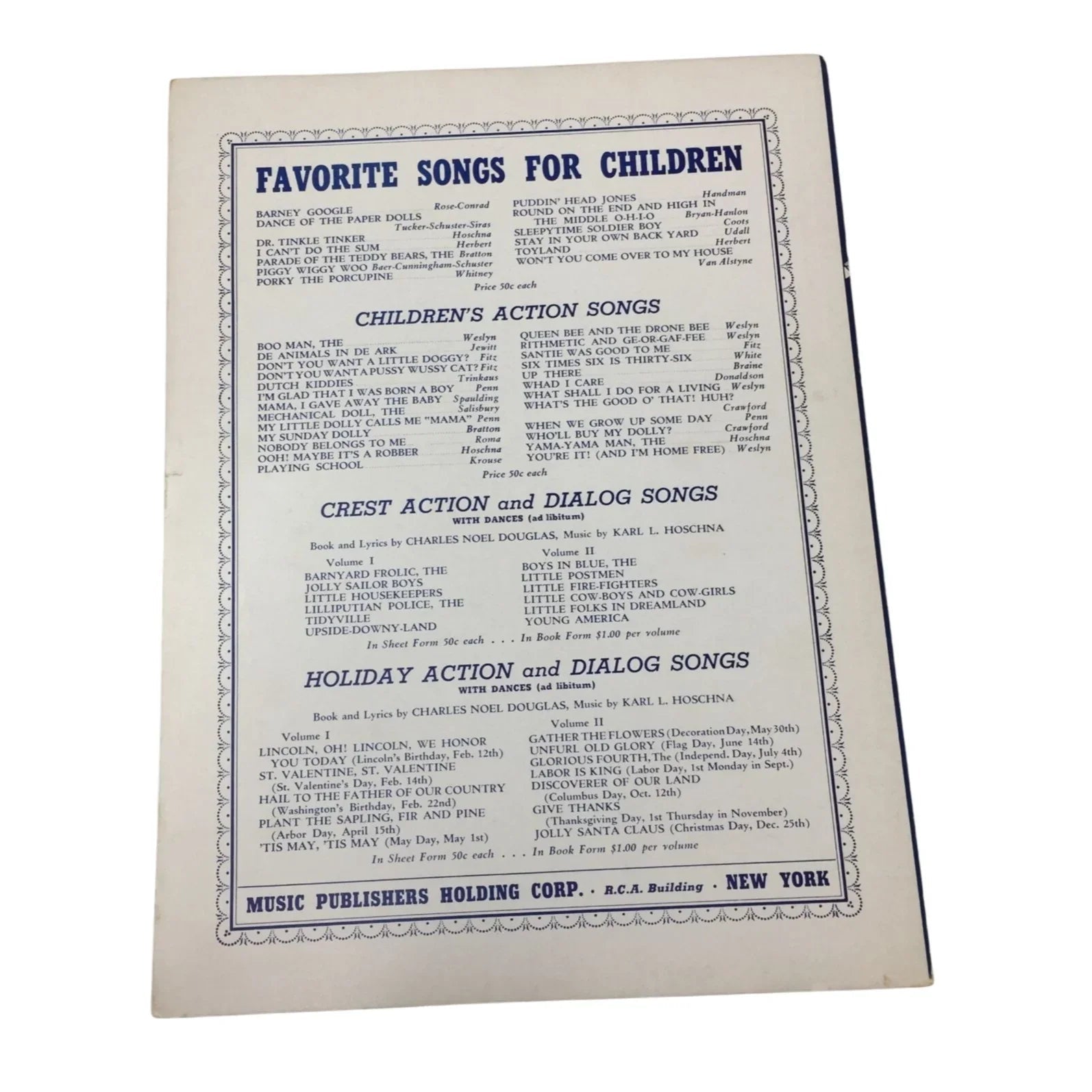 ''Here Come the Clowns'' Vintage Sheet Music book - A+ Stuff - sheet music - A+ Stuff
