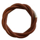 Hermes Brown Leather Tornado Bracelet - Hermès - Bracelet - A+ Stuff