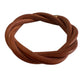 Hermes Brown Leather Tornado Bracelet - Hermès - Bracelet - A+ Stuff
