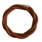 Hermes Brown Leather Tornado Bracelet - Hermès - Bracelet - A+ Stuff