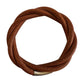 Hermes Brown Leather Tornado Bracelet - Hermès - Bracelet - A+ Stuff