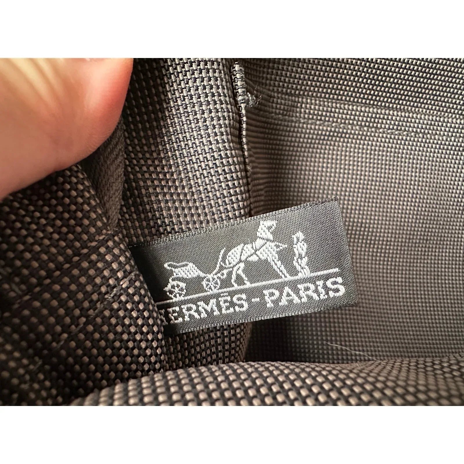 Hermes HerLine MM Tote Bag Charcoal Gray / Black - Hermes - Tote Bag - A+ Stuff