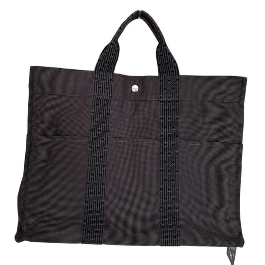 Hermes HerLine MM Tote Bag Charcoal Gray / Black - Hermes - Tote Bag - A+ Stuff