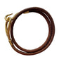 Hermès Jumbo Leather Hook Double Wrap Bangle Bracelet Choker - Hermes - Bracelet - A+ Stuff