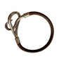 Hermès Jumbo Leather Hook Wrap Bangle Bracelet - Deep Brown - Hermès - Bracelet - A+ Stuff