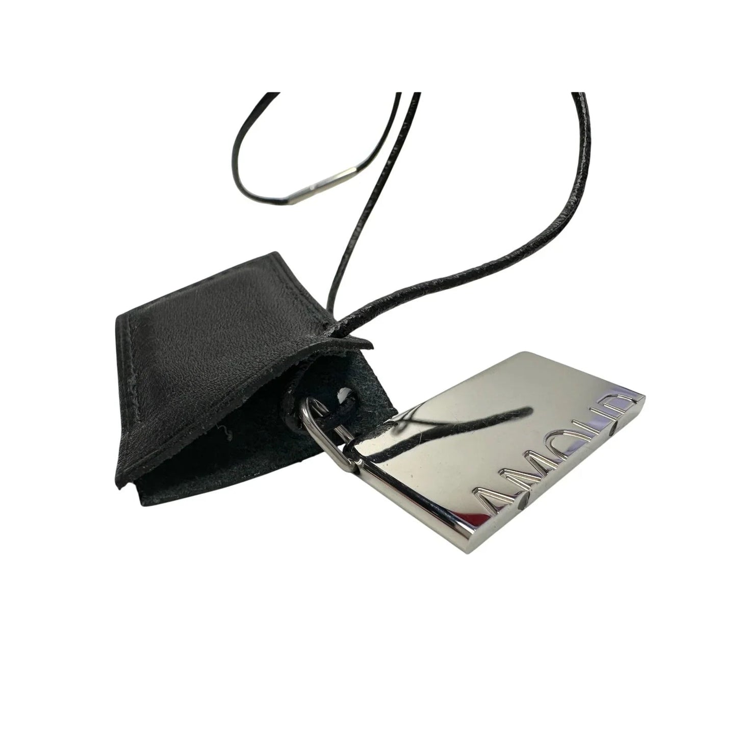 Hermes Leather Cord "AMOUR" (Top Only) Symbols Pendant - Hermès - Necklace with Pendant - A+ Stuff