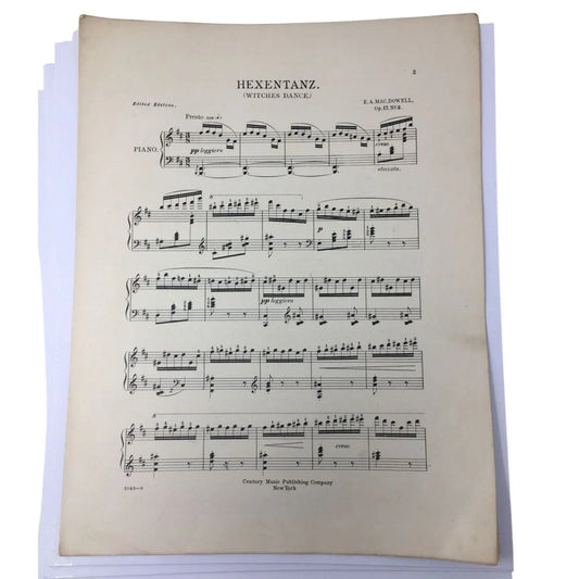 HEXENTANZ (WITCHES DANCE) SHEET MUSIC - A+ Stuff - SHEET MUSIC - A+ Stuff