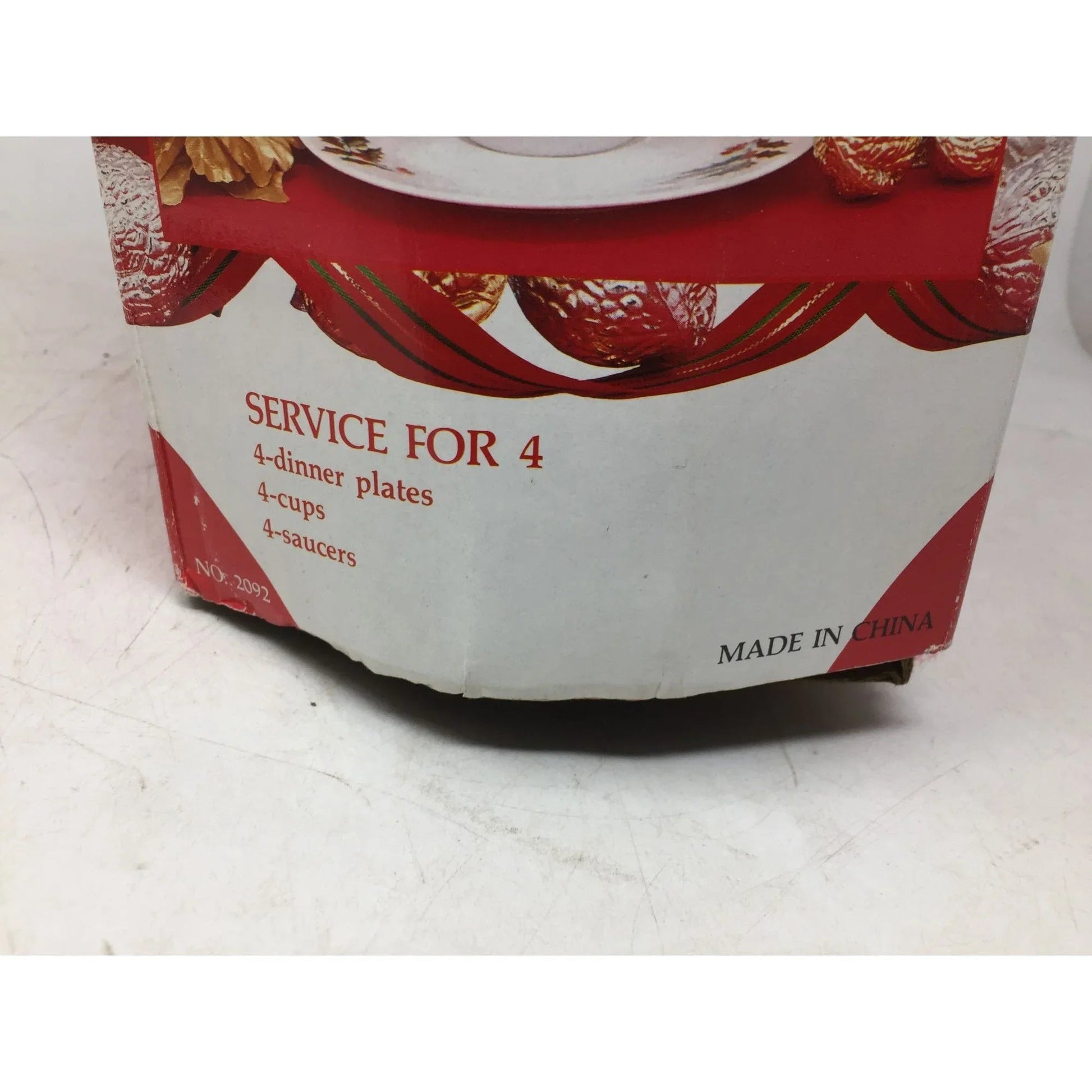 Holiday Dinnerware Set 12 pc. Service for 4 - A+ Stuff - Seasonal & Holiday Decorations - A+ Stuff