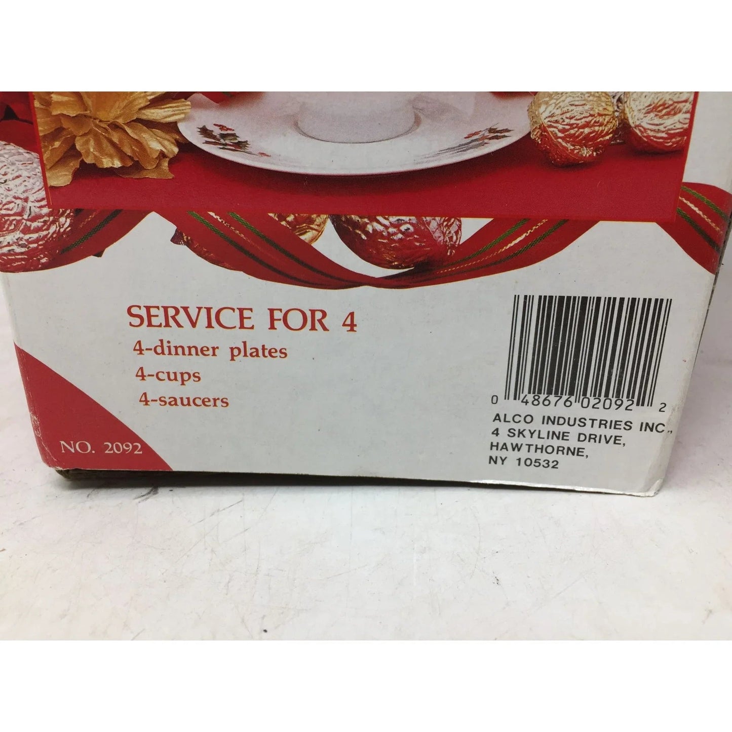 Holiday Dinnerware Set 12 pc. Service for 4 - A+ Stuff - Seasonal & Holiday Decorations - A+ Stuff