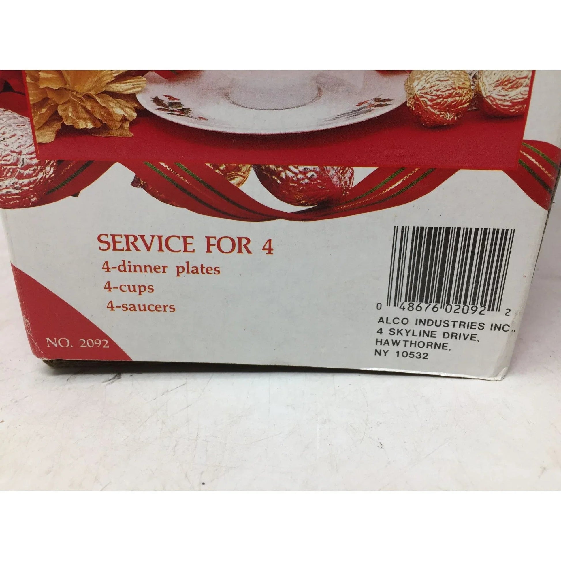 Holiday Dinnerware Set 12 pc. Service for 4 - A+ Stuff - Seasonal & Holiday Decorations - A+ Stuff