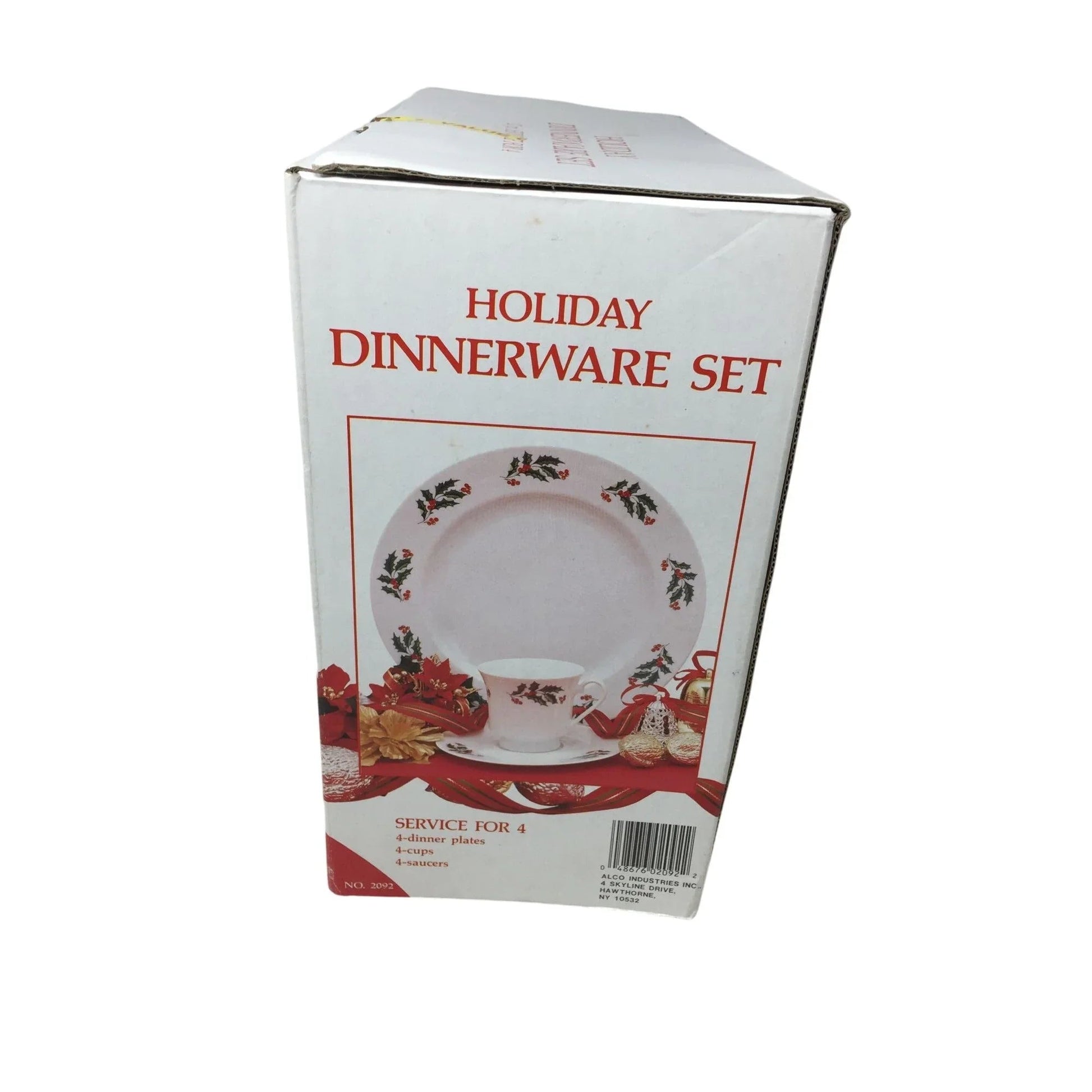 Holiday Dinnerware Set 12 pc. Service for 4 - A+ Stuff - Seasonal & Holiday Decorations - A+ Stuff