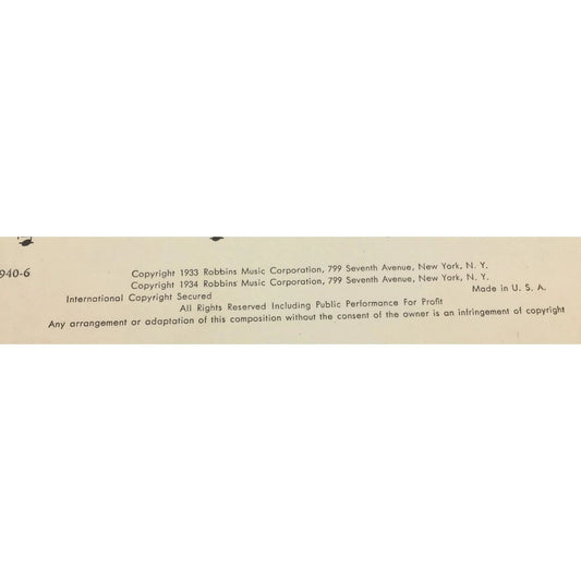 ''HOLIDAY'' Sheet Music by Mort Dixon and Ethel Ponce - A+ Stuff - SHEET MUSIC - A+ Stuff