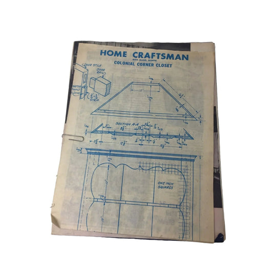 Home Craftsman Magazine Plans For Colonial Closet/Double Fireplace Wall - home craftsman - Magazines - A+ Stuff