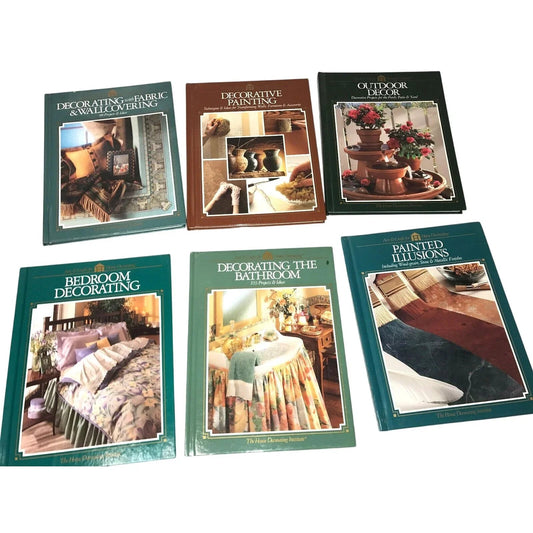 Home Decorating DIY Crafting 6 volumes The Home Decorating Inst. Book Set - Home Decorating Institute - A+ Stuff