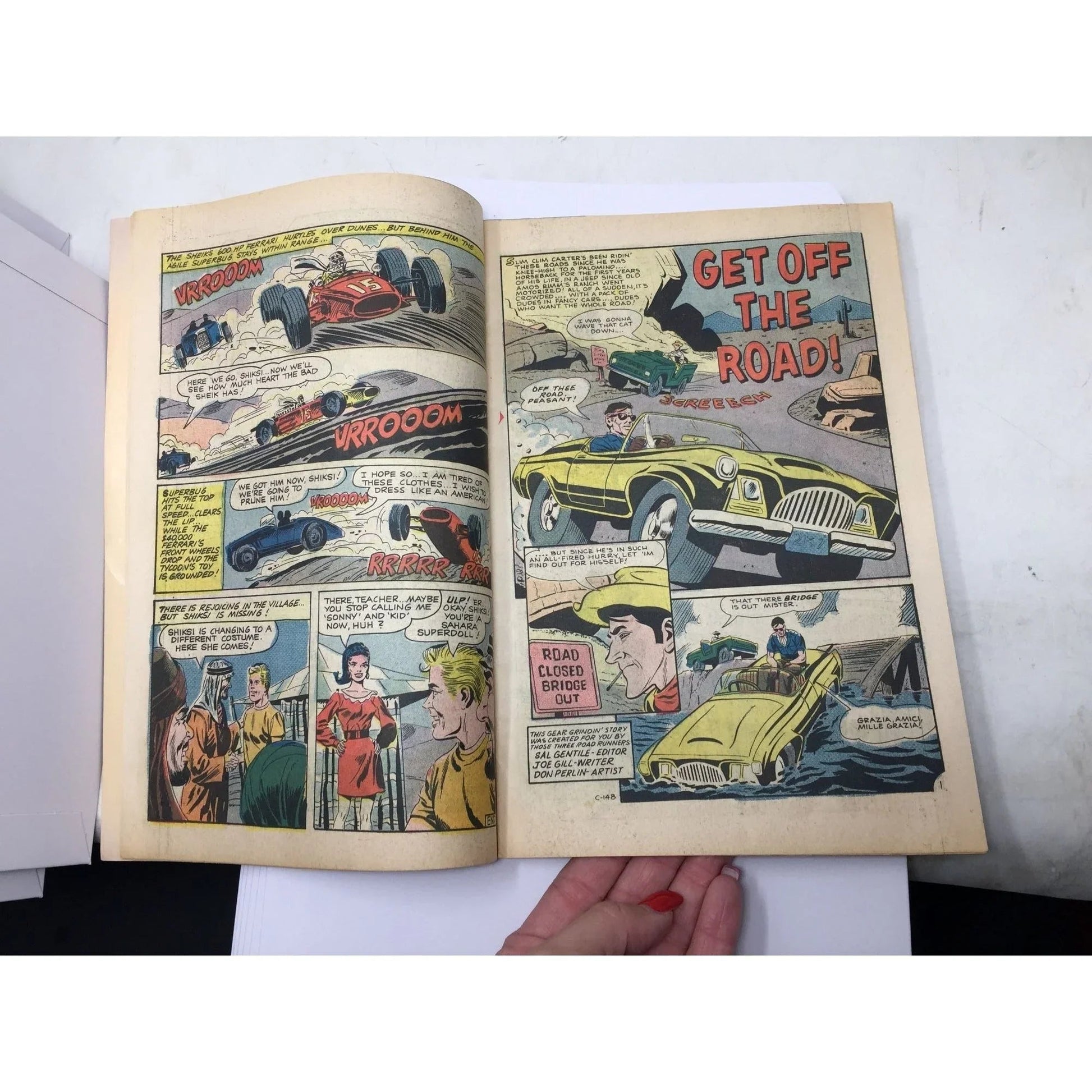 ''HOT RODS AND RACING CARS... WITH CLINT CURTIS AND THE ROAD KNIGHTS'' - A+ Stuff - comic books - A+ Stuff