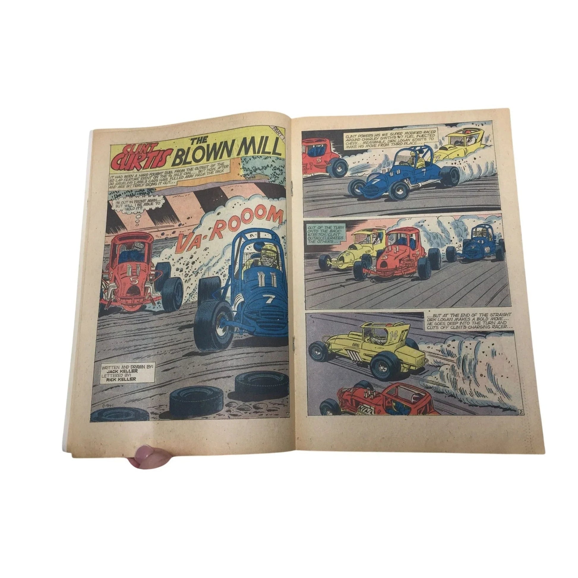 Hot Rods and Racing Cars... with Clint Curtis and the road knights - A+ Stuff - comic book - A+ Stuff