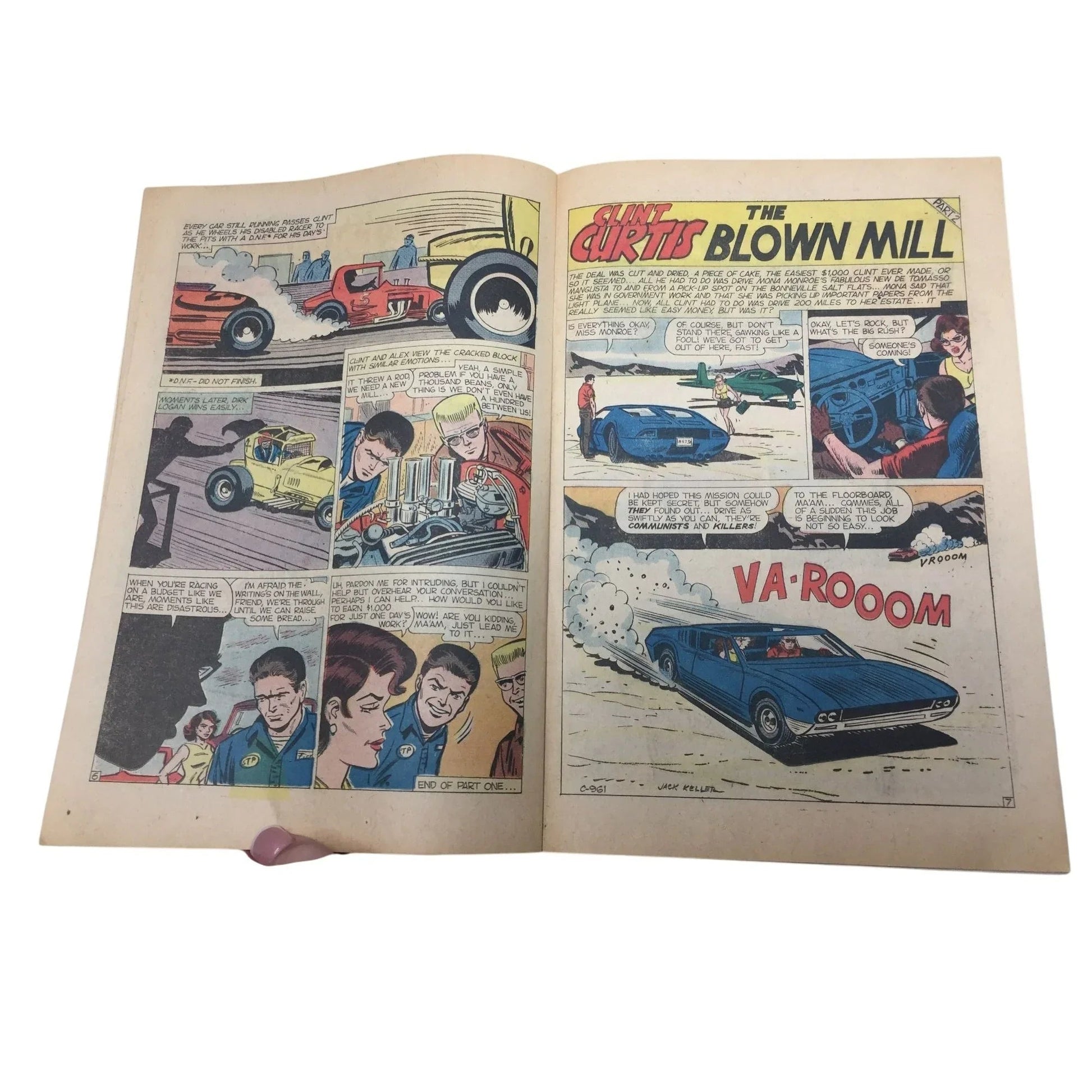 Hot Rods and Racing Cars... with Clint Curtis and the road knights - A+ Stuff - comic book - A+ Stuff