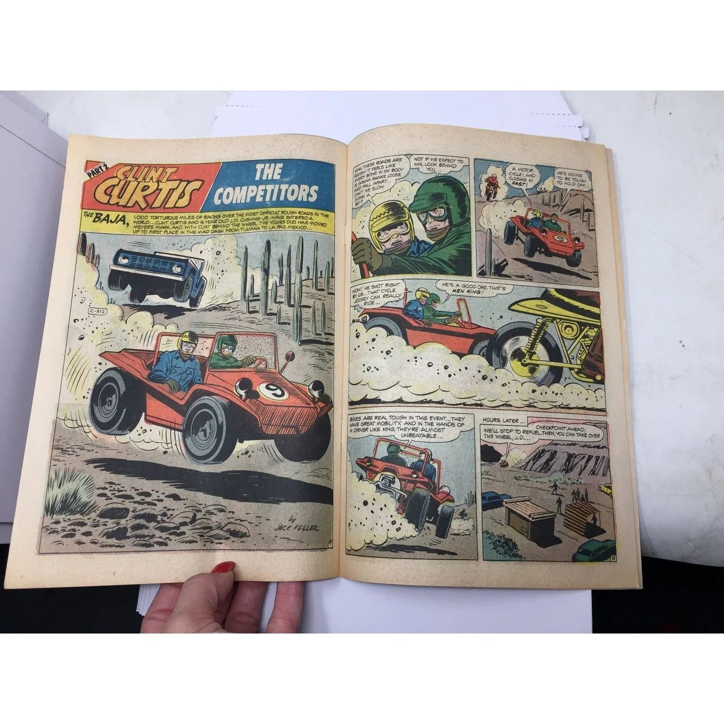 ''HOT RODS AND RACING CARS... WITH CLINT CURTIS AND THE ROAD KNIGHTS'' - A+ Stuff - comic books - A+ Stuff