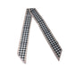 Houndstooth Print Skinny Purse Scarf (Black, White and Pink) - A+ Stuff - Scarf - A+ Stuff