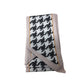 Houndstooth Print Skinny Purse Scarf (Black, White and Pink) - A+ Stuff - Scarf - A+ Stuff