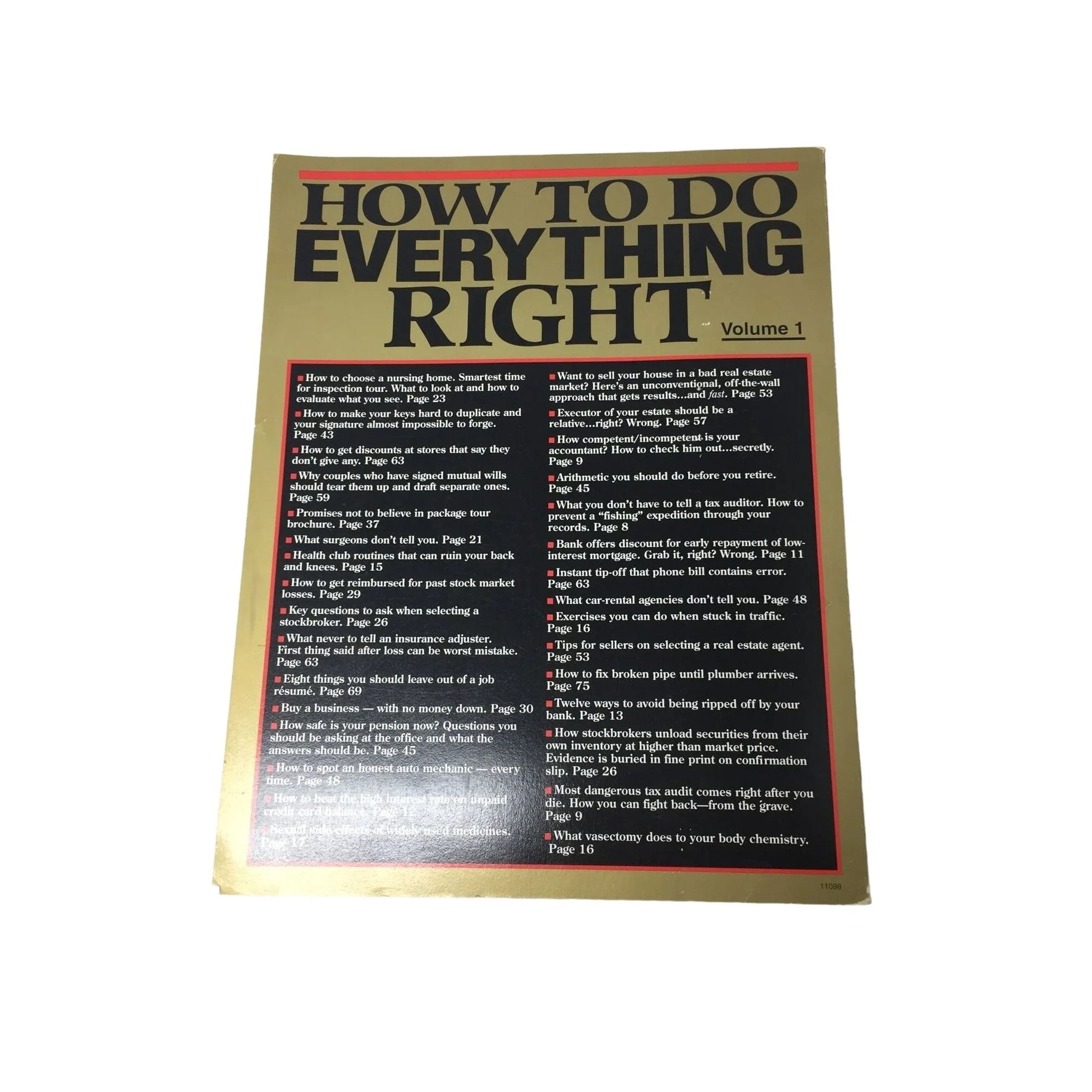 How To Do Everything Right Volume 1 Bottom Line Personal Book - A+ Stuff - Books - A+ Stuff