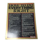 How To Do Everything Right Volume 1 Bottom Line Personal Book - A+ Stuff - Books - A+ Stuff
