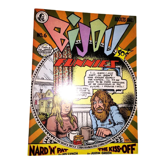 Bijou Funnies No. 6 Underground Comic Book- 1970s Bijou Funnies  A+ Stuff comic book
