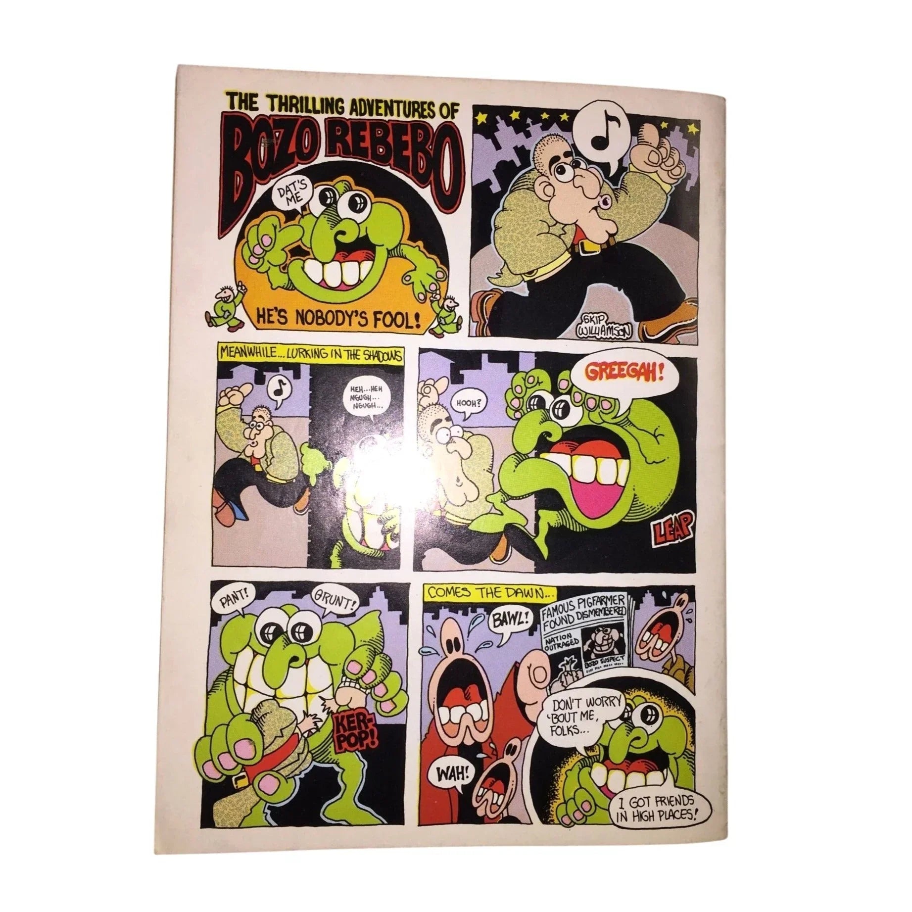 Bijou Funnies No. 6 Underground Comic Book- 1970s Bijou Funnies  A+ Stuff comic book