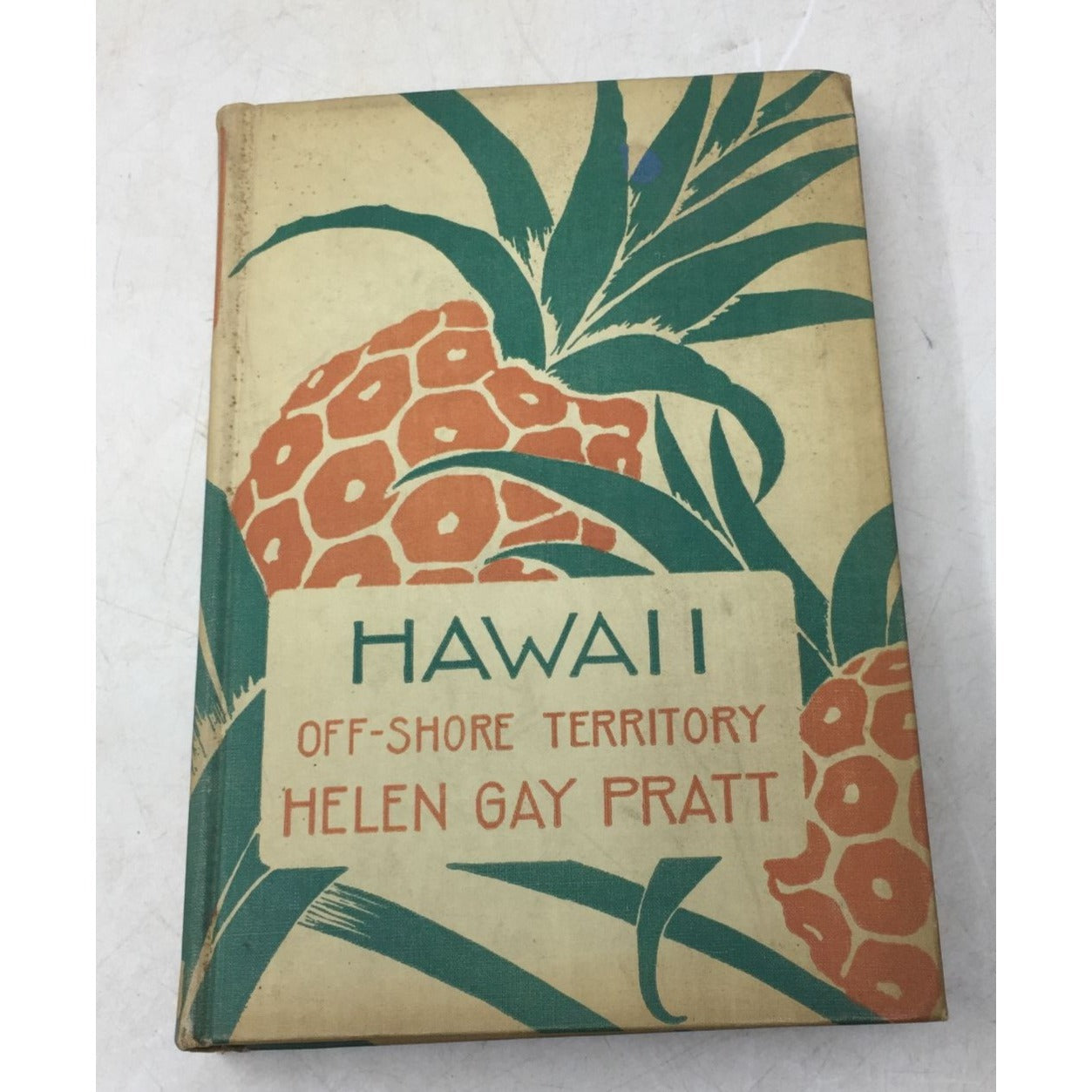 Antique Hard Cover Copy of "Hawaii, Off-Shore Territory" by Helen Gay Pratt unbranded  A+ Stuff Vintage Books