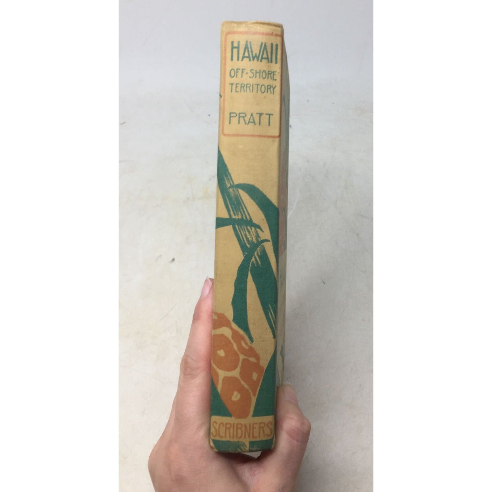 Antique Hard Cover Copy of "Hawaii, Off-Shore Territory" by Helen Gay Pratt unbranded  A+ Stuff Vintage Books