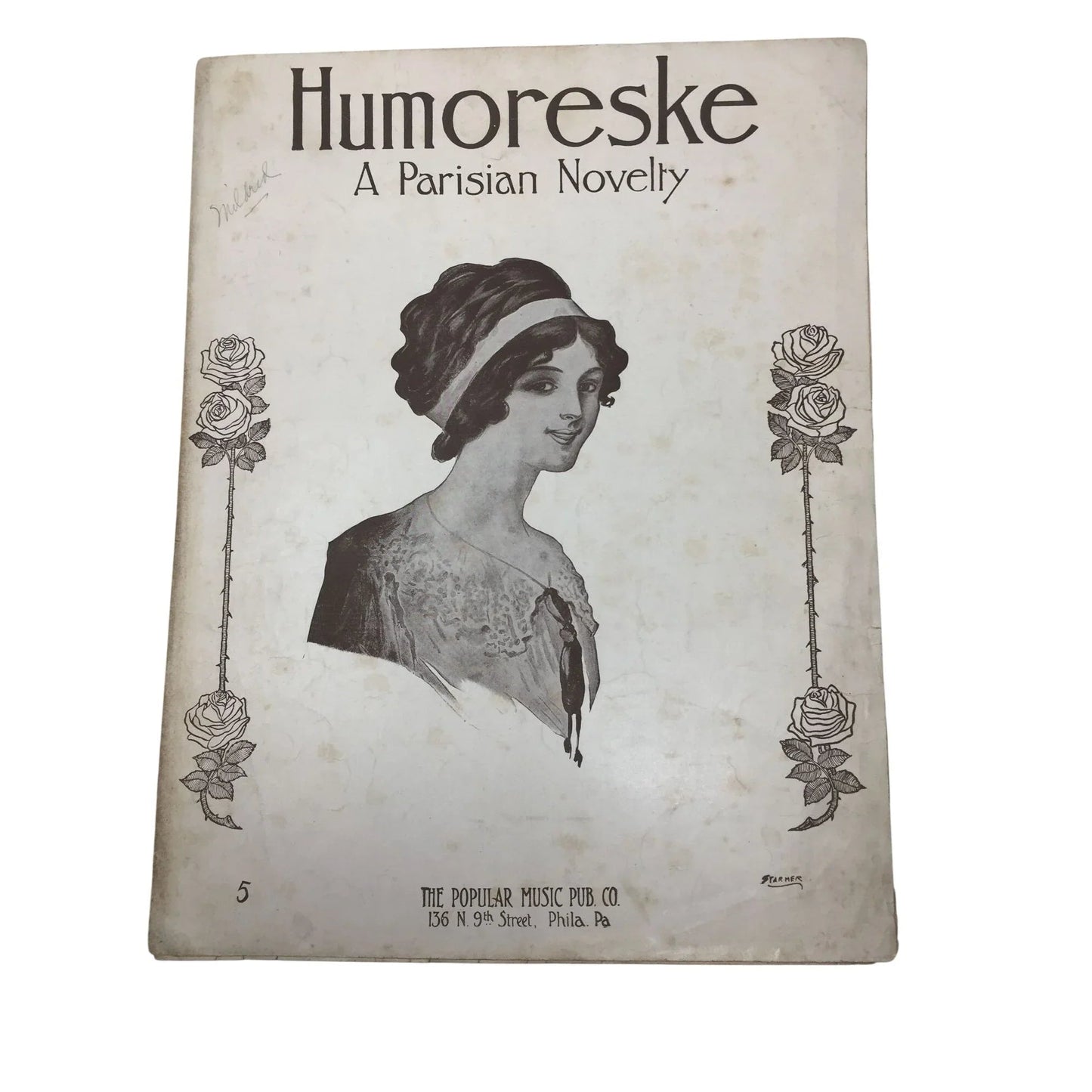 Humoreske A Parisian Novel Vintage Sheet Music book - A+ Stuff - Sheet Music - A+ Stuff