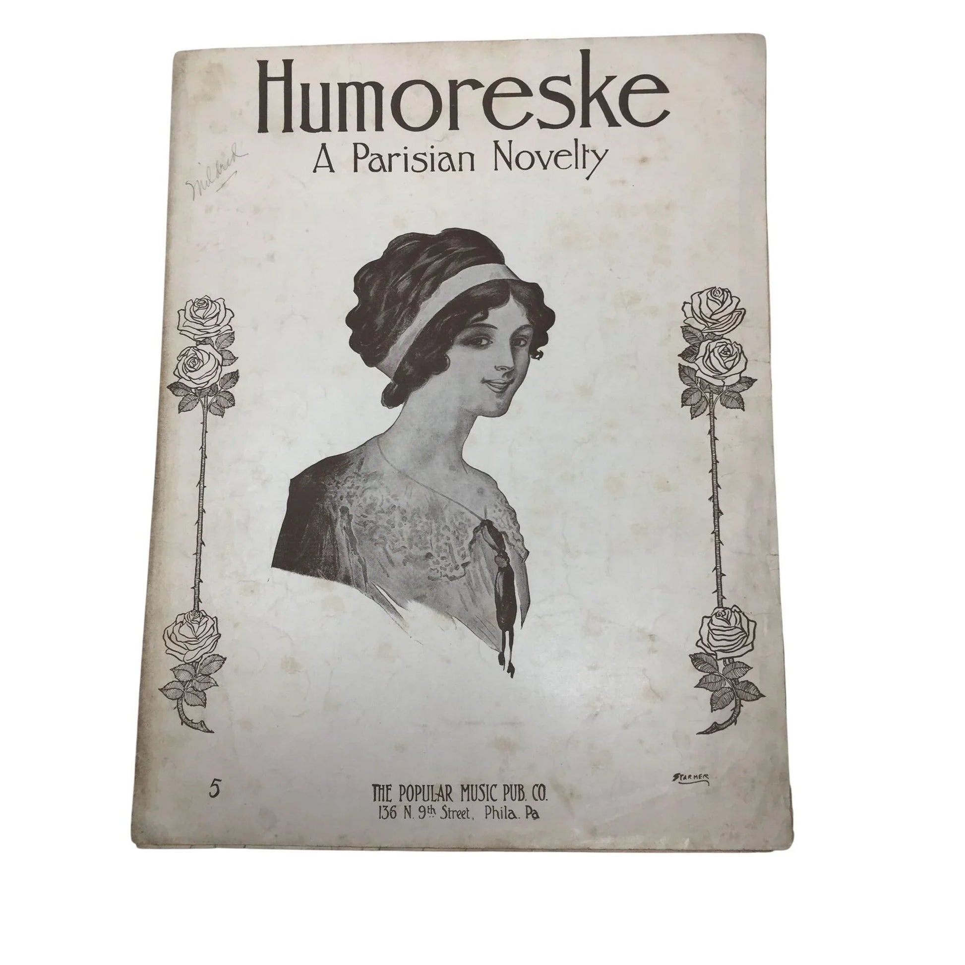 Humoreske A Parisian Novel Vintage Sheet Music book - A+ Stuff - Sheet Music - A+ Stuff