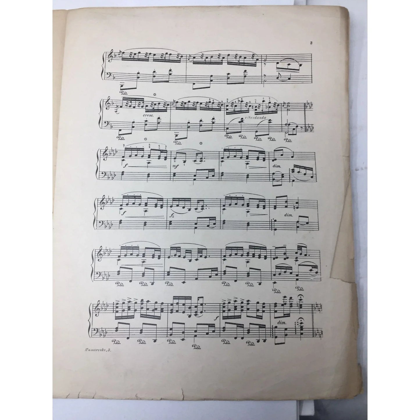 Humoreske A Parisian Novel Vintage Sheet Music book - A+ Stuff - Sheet Music - A+ Stuff