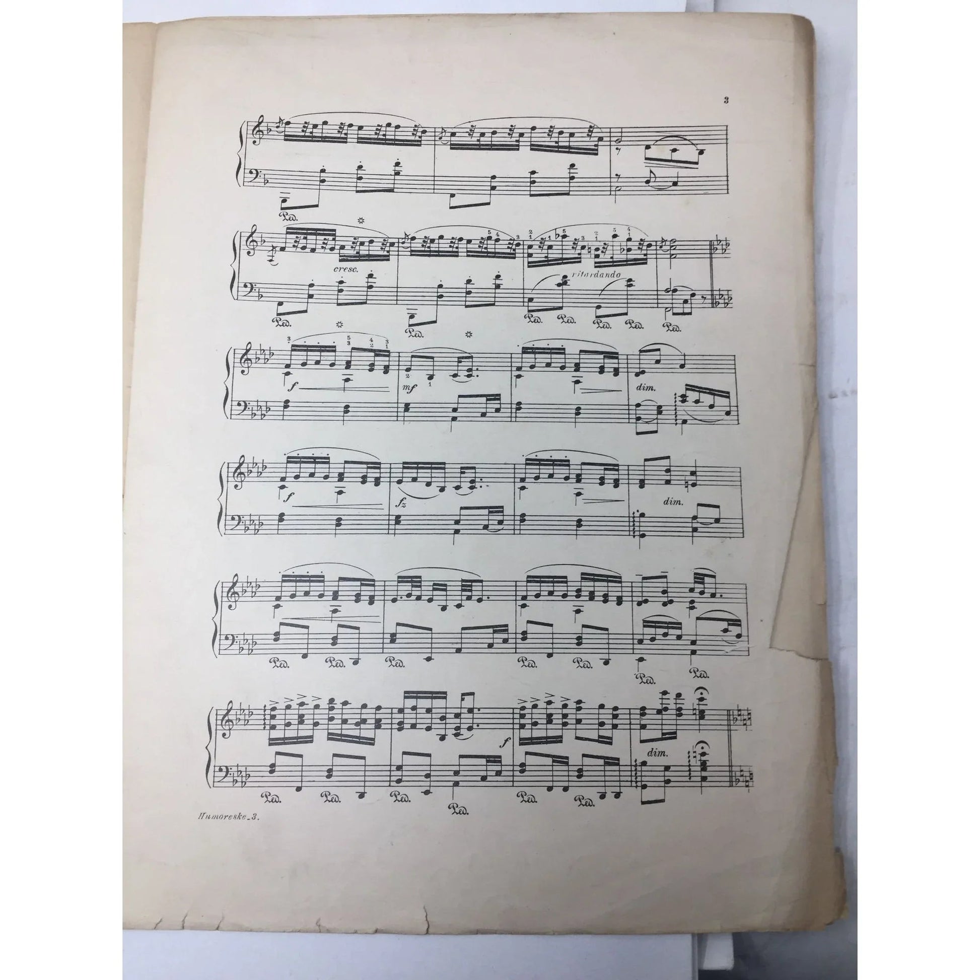 Humoreske A Parisian Novel Vintage Sheet Music book - A+ Stuff - Sheet Music - A+ Stuff